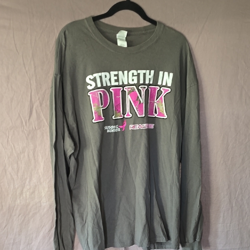 Gildan Ultra Cotton Gray Long Sleeve Tee